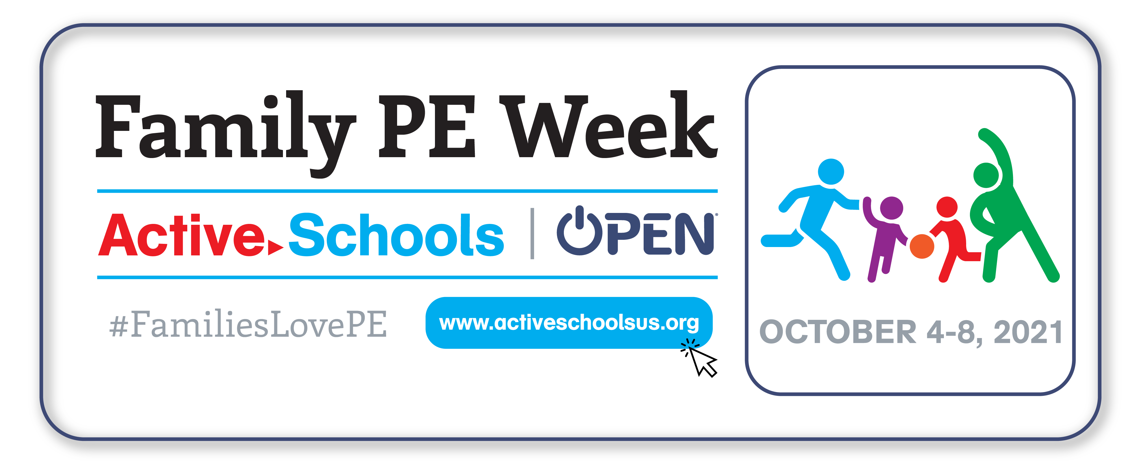 Bring PE to Your Family Week (October 19-23)