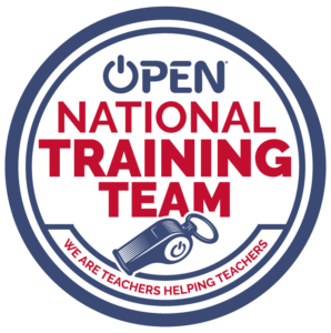 OPEN National Trainer Badge Logo